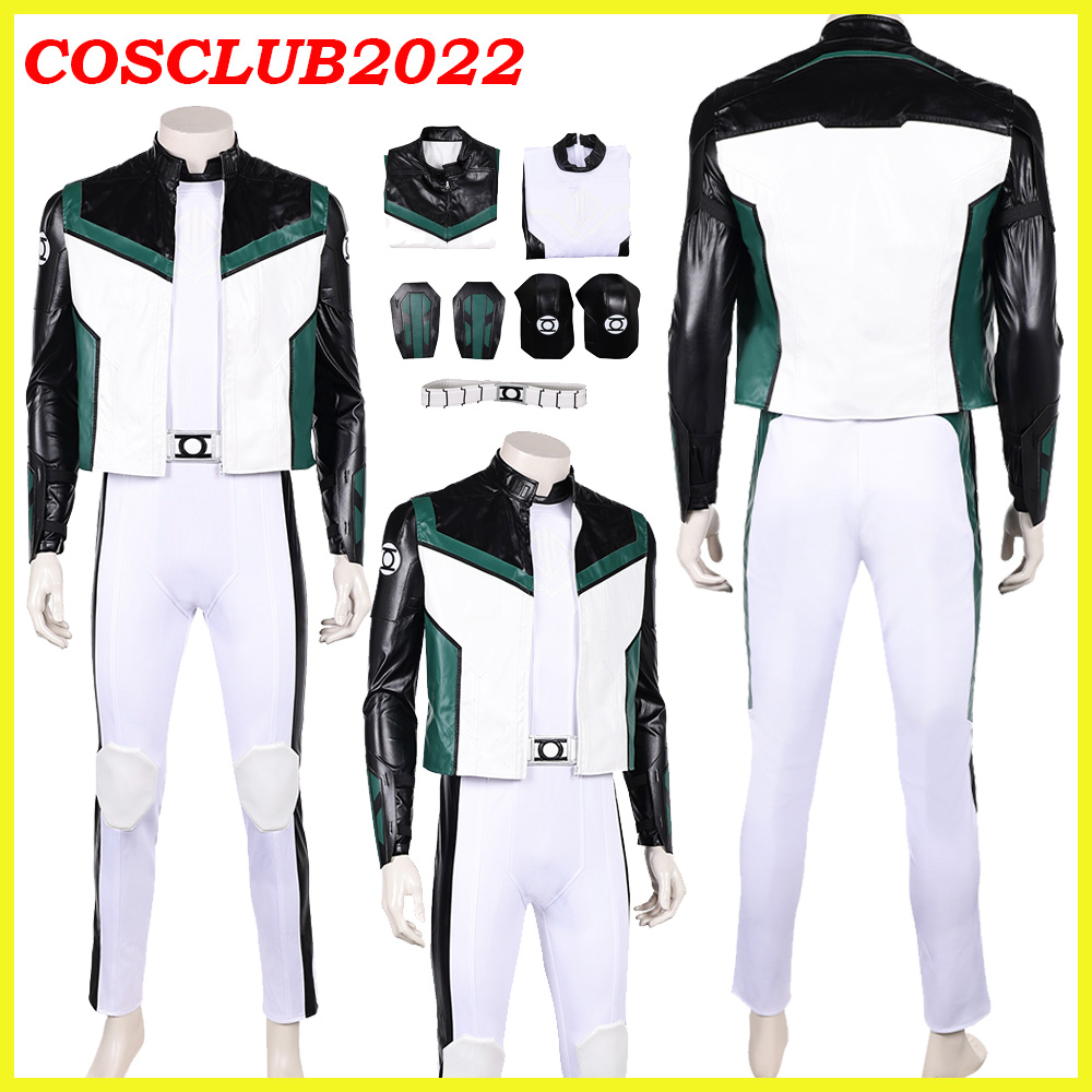 Health & Wellness Unlimited - Męski strój cosplay, kombinezon, płaszcz, pasek,