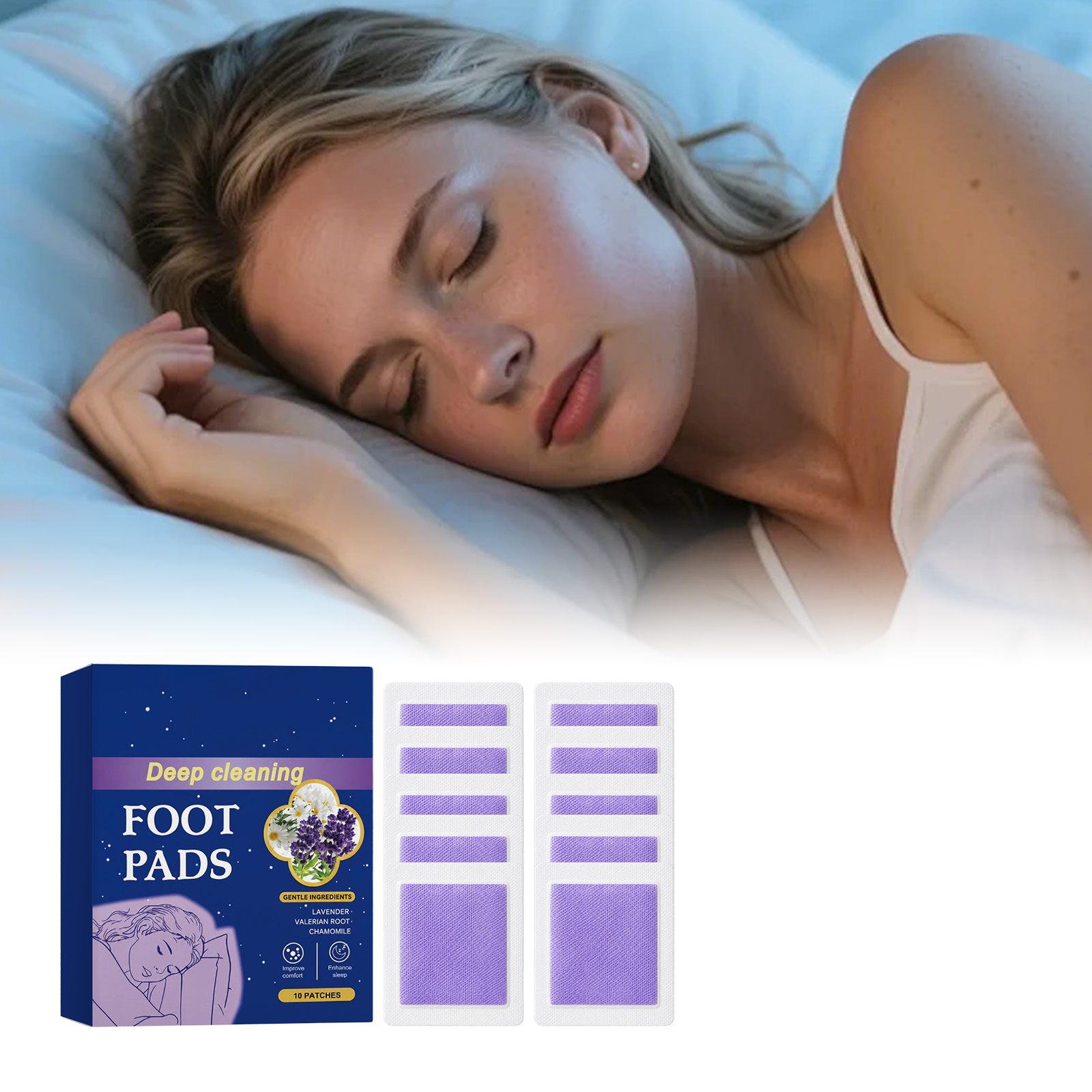 Detox Foot Patch - Plastry na stopy do głębokiego snu