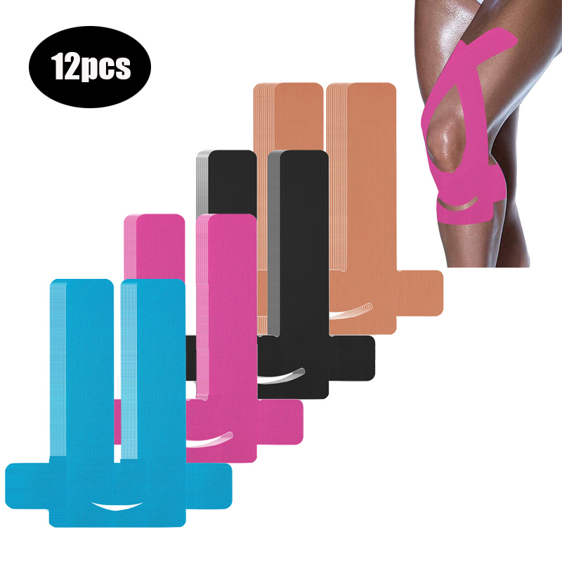 Sports Taping Precut - 6/12 sztuk wstępnie przycięta taśma kinezjologiczna