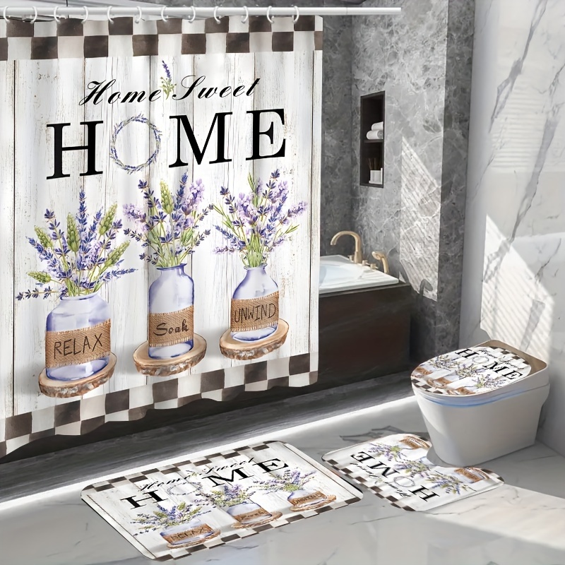 Zestaw zasłony prysznicowej z  – Bamboo Bath Mat recenzja i cena