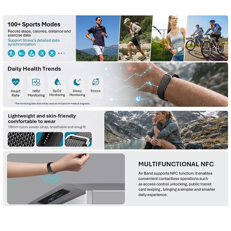 Inteligentna opaska VALDUS Air – Health Wellness Bracelet recenzja i cena