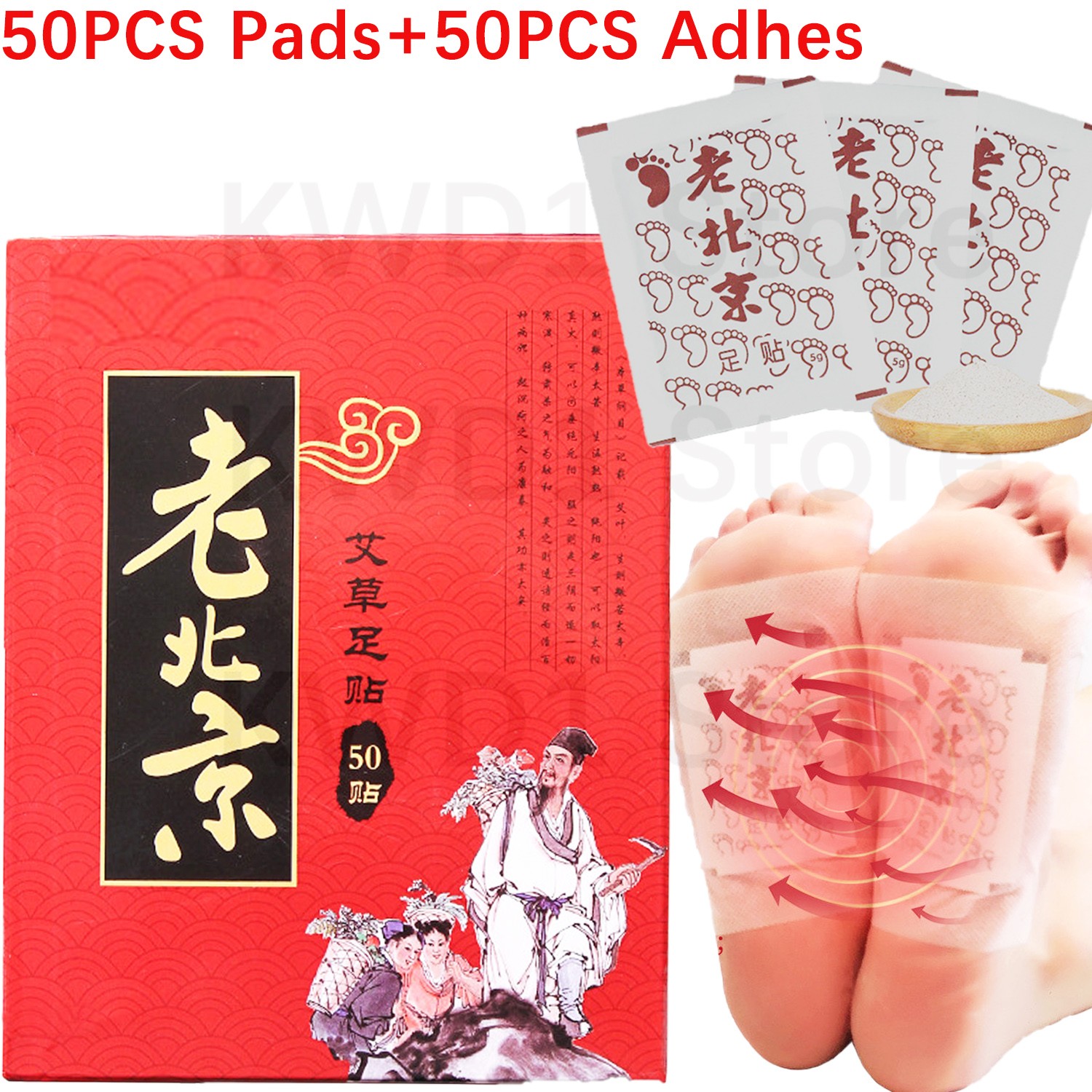 50 szt. Podkładek + 50 szt. Pl – Detox Foot Patch recenzja i cena